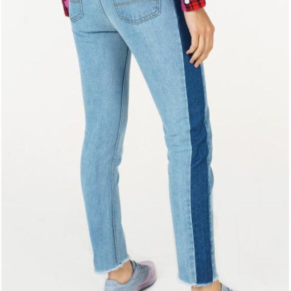 ROXY Cloudy Days Boyfriend Fit Two-Tone Jeans Like New ✨ - Picture 15 of 16